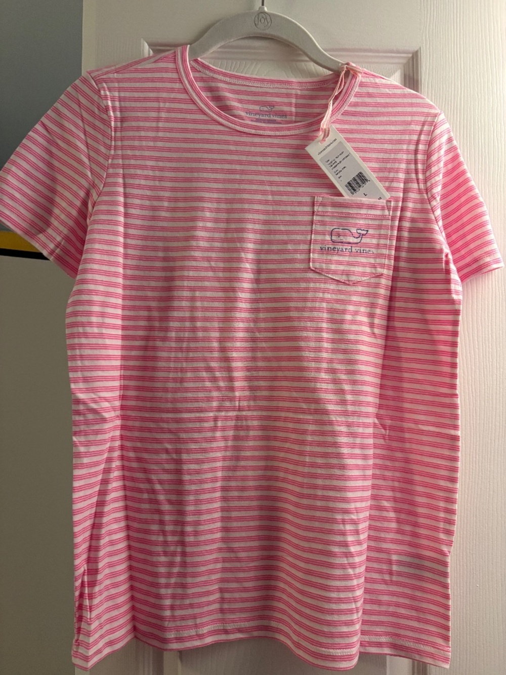 NEW striped girls L 14 t shirt